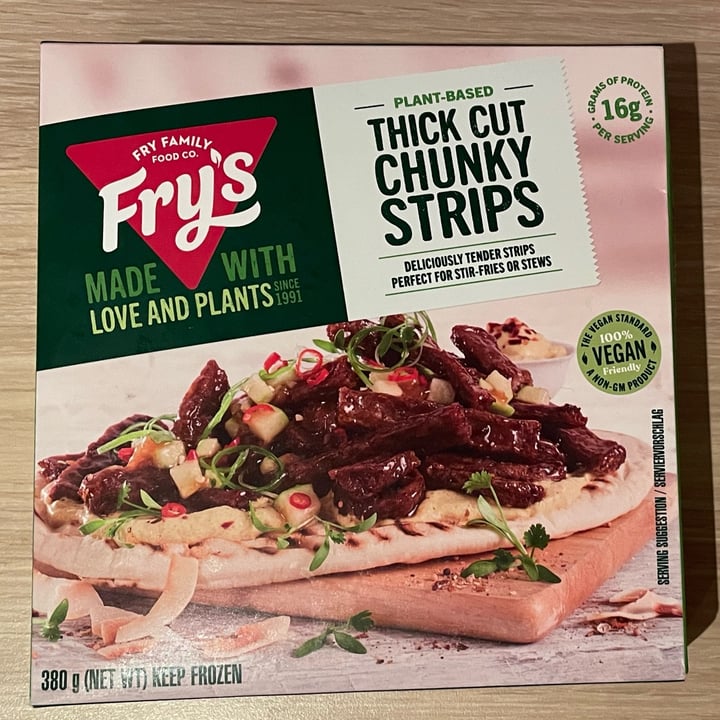 photo of Fry's Family Food Thick Cut Chunky Strips shared by @thehumblechickpea on  27 Oct 2022 - review
