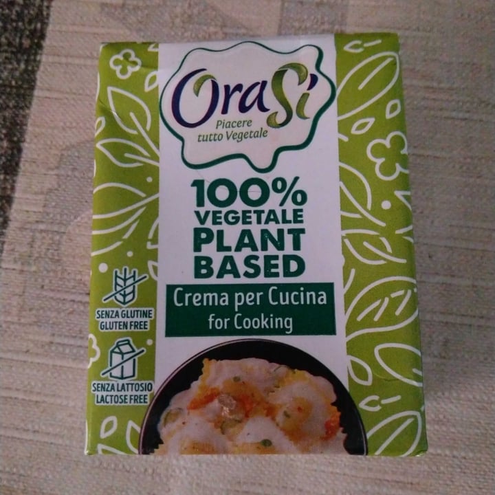 photo of OraSí 100% plant based Crema per cucinare shared by @walkabout-veg on  11 Oct 2021 - review