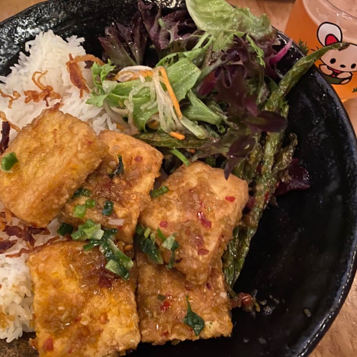review photo of House Special Lemongrass tofu on rice shared by @xnatt08 on 15 May 2020 - review