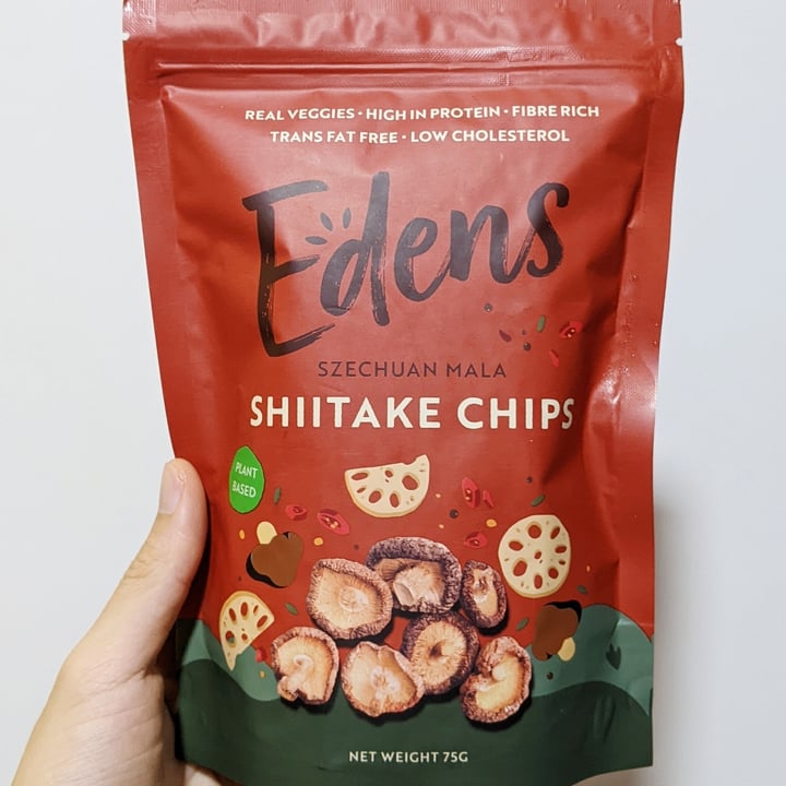 photo of Edens Szechuan Mala Shiitake Chips shared by @stanleyxu94 on  09 Jul 2022 - review