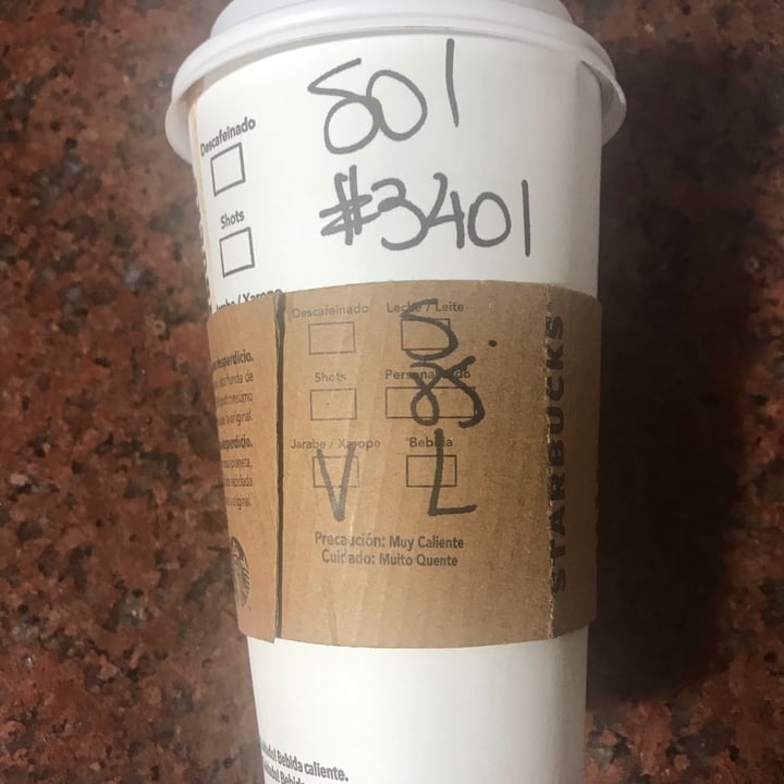 photo of Starbucks Vainilla Latte shared by @newromantic on  07 Apr 2021 - review