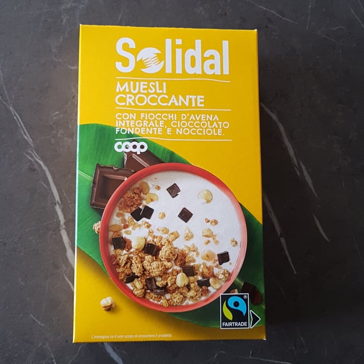 photo of Solidal coop Muesli Croccante Fiocchi D'avena Cioccolato E Nocciole shared by @robykavinsky on  06 Jun 2022 - review