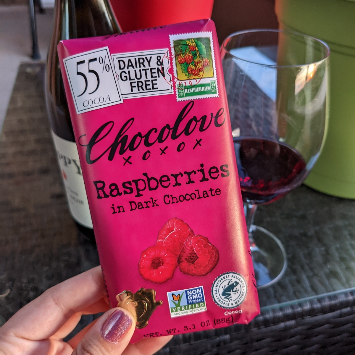 Raspberries in Dark Chocolate from Chocolove - Vegan Product Reviews ...