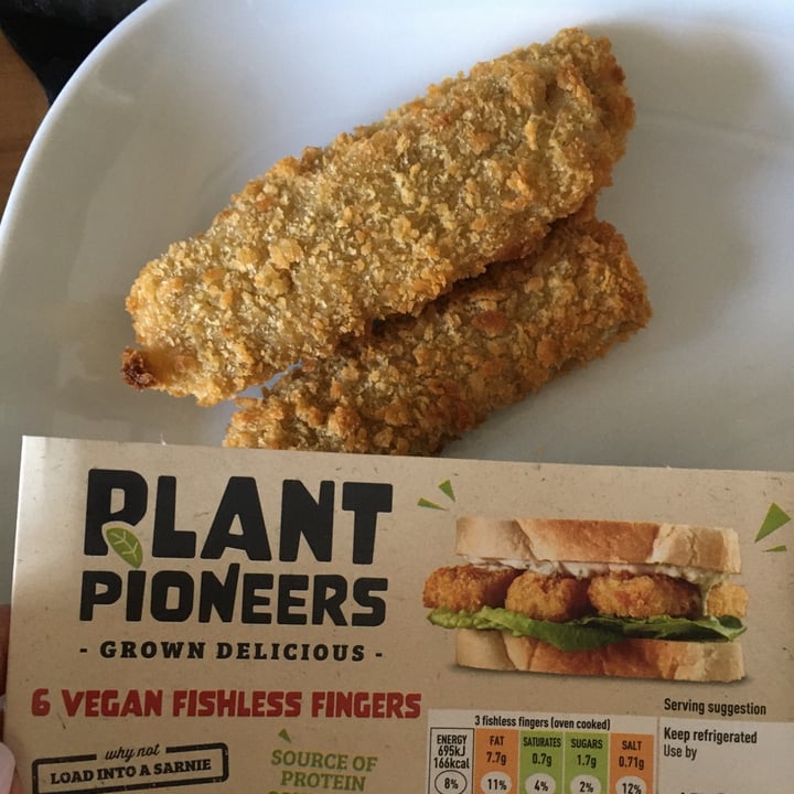 photo of Plant Pioneers Fishless Fingers shared by @londonveganista on  23 Sep 2020 - review