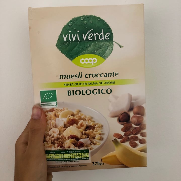 photo of Vivi Verde Coop Muesli croccante shared by @satyavegan on  11 Sep 2020 - review