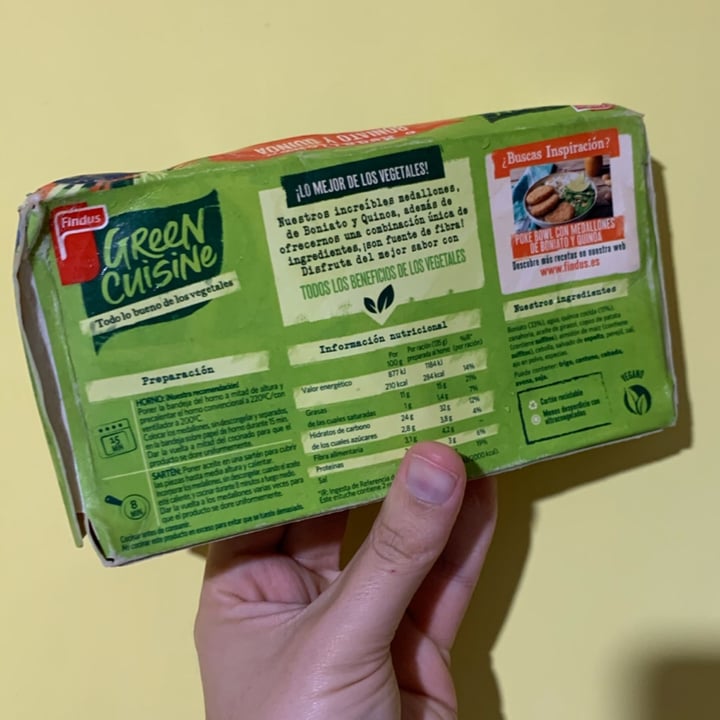 review photo of Findus Medallones de boniato y quinoa shared by @pakote on 05 Jun 2020 - review