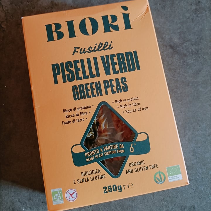 photo of Biori Fusilli Piselli Verdi Green Peas shared by @mayabr on  16 Sep 2022 - review