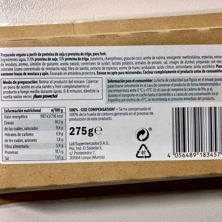 review photo of Next Level Meat Next Level Minced Meat shared by @veganiandospain on 03 Aug 2021 - review