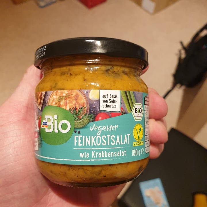 review photo of dmBio Veganer Feinkostsalat wie Krabbensalat shared by @timmibeu on 21 Jan 2022 - review