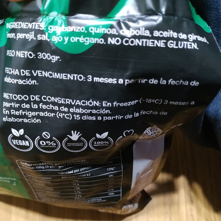 review photo of Green kitchen Nuggets Veganos De Garbanzo shared by @vickylsd on 15 May 2021 - review