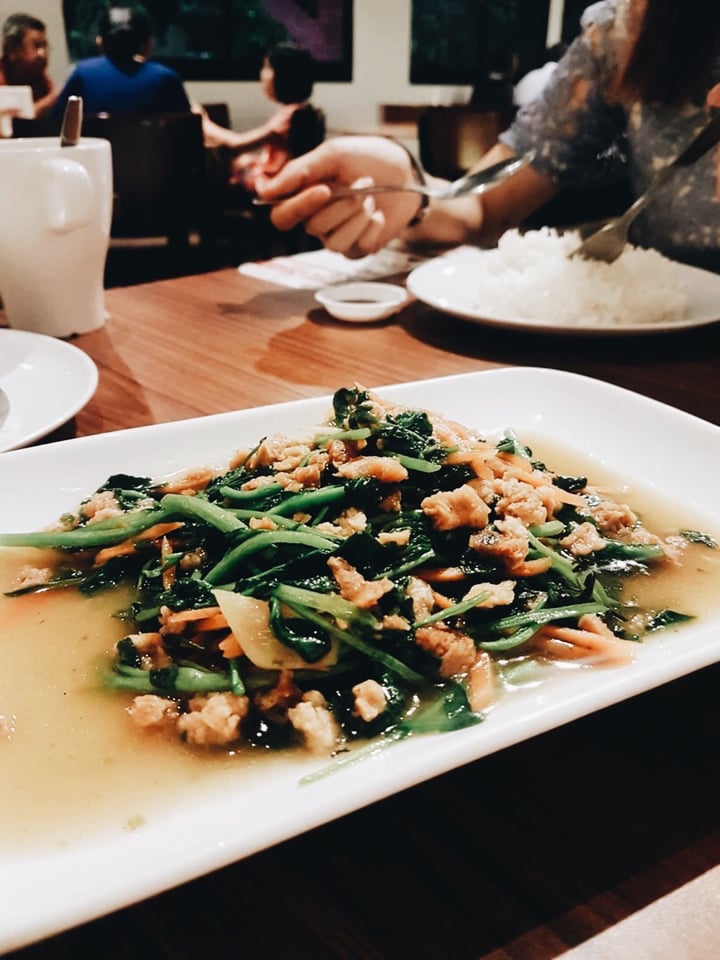photo of Time's Vege Stir-Fried Watercress with Crisps shared by @consciouscookieee on  12 May 2019 - review