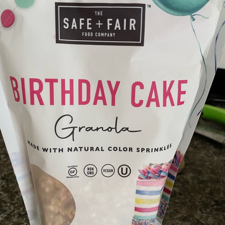 photo of The Safe + Fair Food Company Birthday Cake Granola shared by @dgomes on  30 Dec 2021 - review