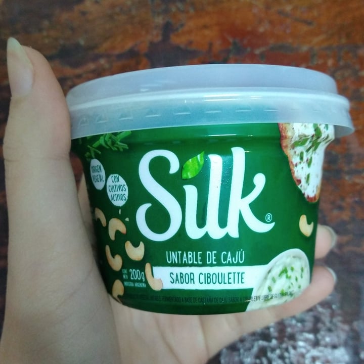 photo of Silk Untable De Cajú Sabor Ciboulette shared by @rutistecnocolor on  29 May 2021 - review