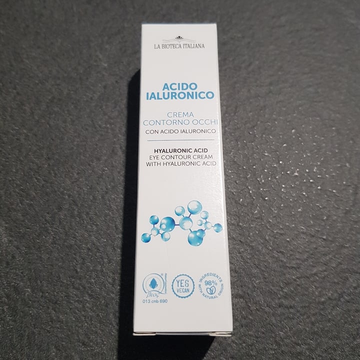 review photo of la bottega italiana Crema Contorno Occhi con Acido Ialuronico shared by @diddi on 20 Nov 2022 - review