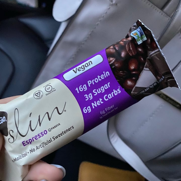 photo of NuGo slim chocolate espresso shared by @elizabethva on  23 Dec 2020 - review