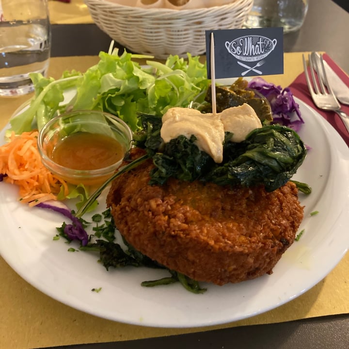 photo of So What?!? Falafel con insalata shared by @giuliaparashi on  23 Dec 2020 - review
