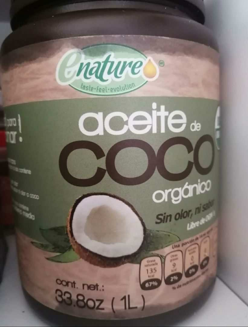 Aceite Enature de Coco Extra virgen 1 l