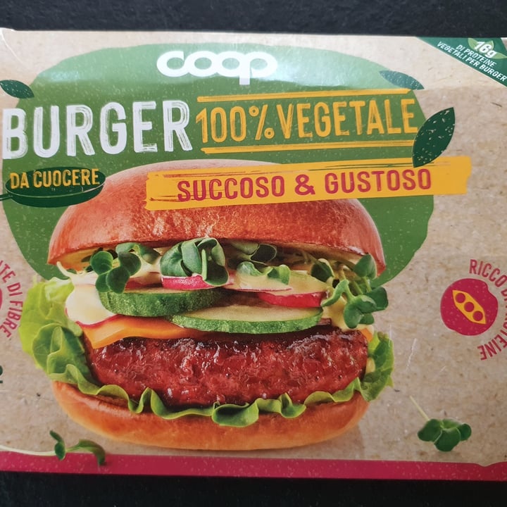 review photo of Coop Burger 100% vegetali Sucoso & Gustoso shared by @valealegreg on 24 Oct 2022 - review