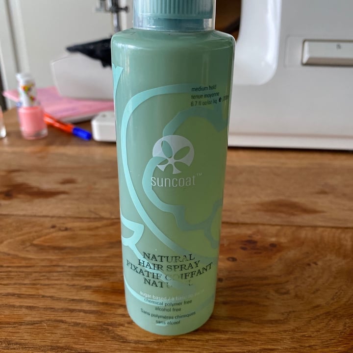 photo of Suncoat Natural Hair Spray shared by @plantbasedizy on  18 Jun 2020 - review