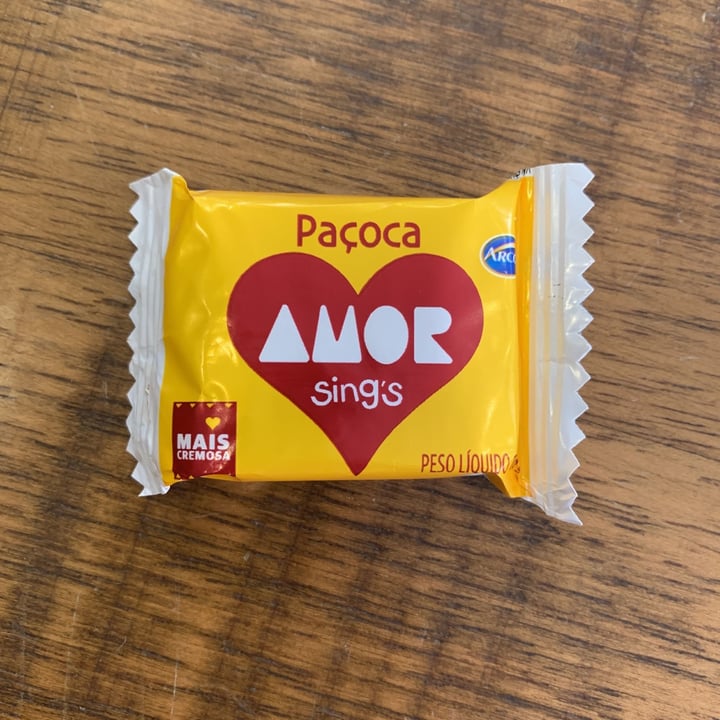 photo of Arcor Paçoca Amor shared by @marcelfiorelli on  23 Jul 2021 - review