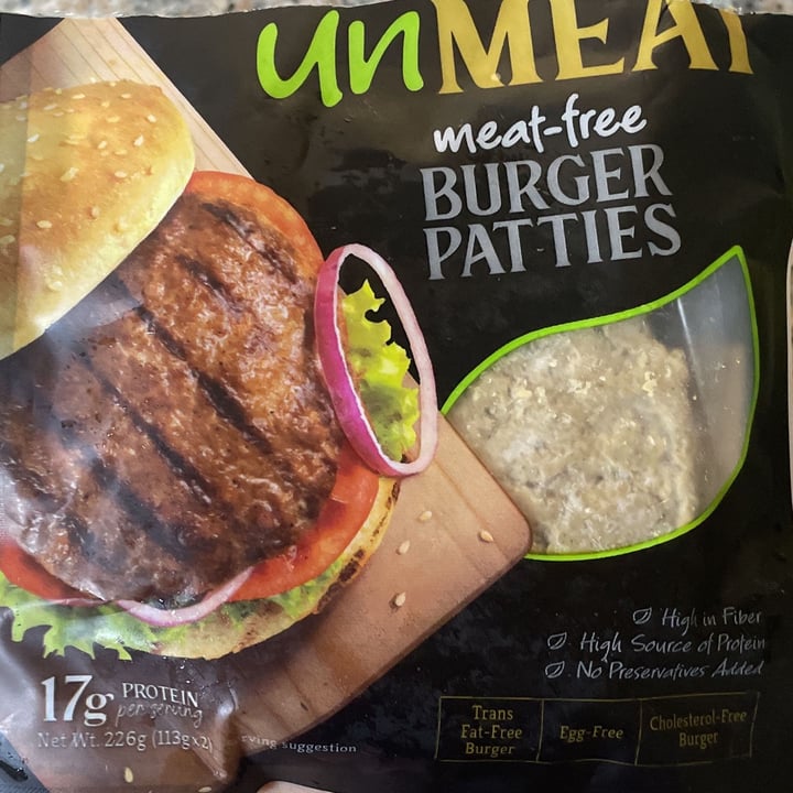 photo of unMEAT Meat-Free Burger Patties shared by @mikema11 on  13 Sep 2022 - review