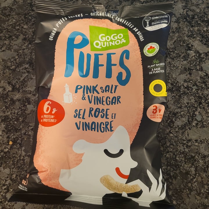 photo of GoGo Quinoa Pink Salt & Vinegar Puffs shared by @martyna89 on  29 Jun 2022 - review