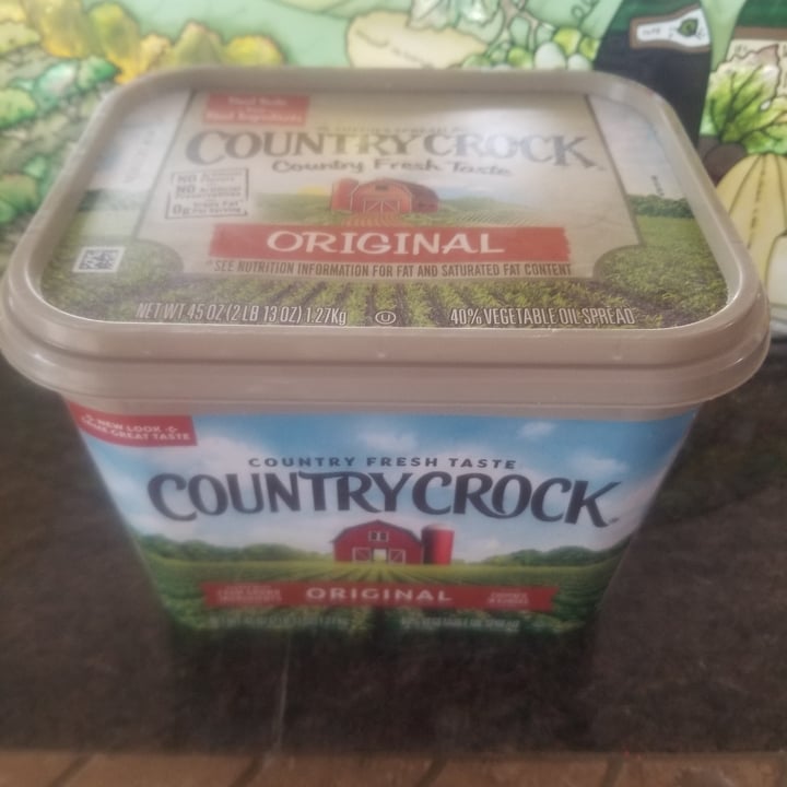photo of CountryCrock Original butter shared by @veganfoodie01 on  25 Jun 2020 - review