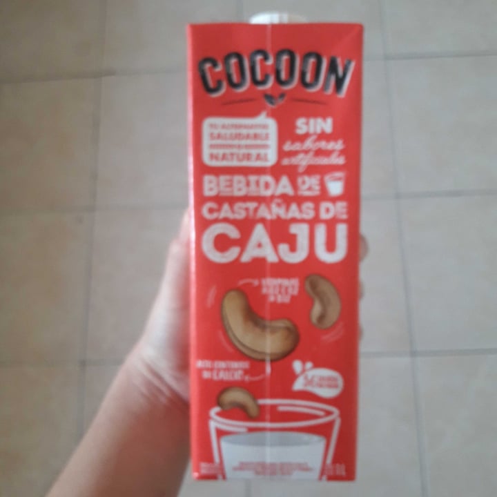 photo of Cocoon Bebida Vegetal De Castañas De Caju shared by @gordivegan on  02 Aug 2021 - review
