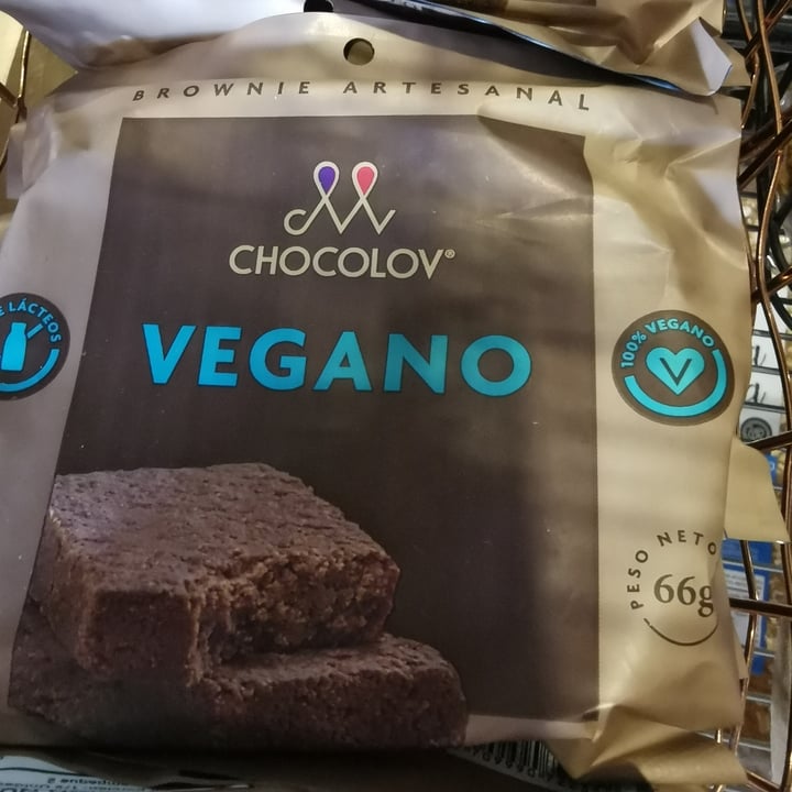 photo of Chocolov Vegano Brownie shared by @jalvarez87 on  29 Dec 2020 - review
