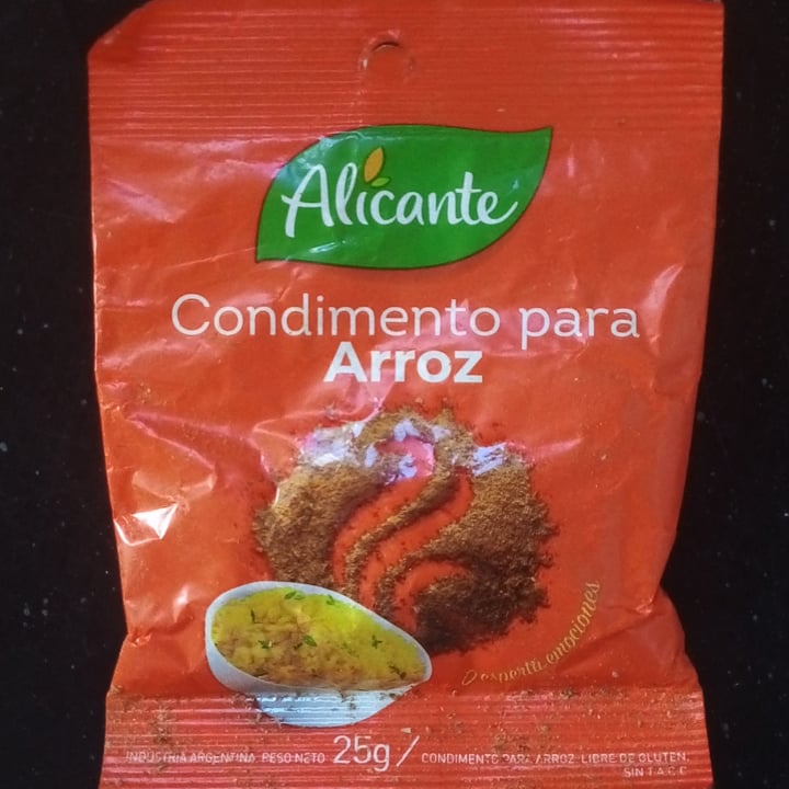 photo of Alicante Condimento Para Arroz shared by @maiavidela on  10 Nov 2021 - review