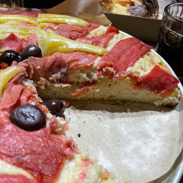 菜肴“Pizza De Panceta”的照片