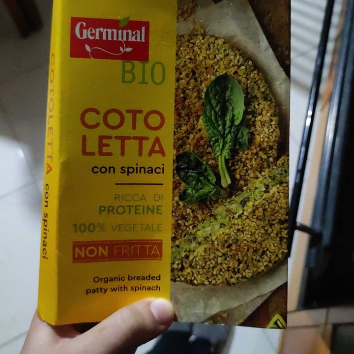 review photo of Germinal Bio Cotoletta spinaci shared by @airaliarres on 11 Apr 2022 - review