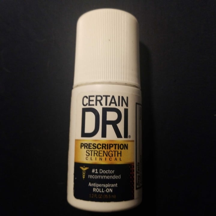 photo of Certain Dri Prescription Strength Roll On Antiperspirant shared by @phoenixfalling on  14 Jun 2021 - review