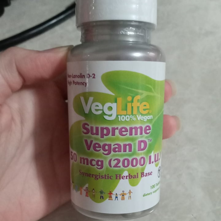 photo of VegLife | Nutraceutical Supreme Vegan D 2000 I.U. shared by @bettyveg on  30 Sep 2022 - review