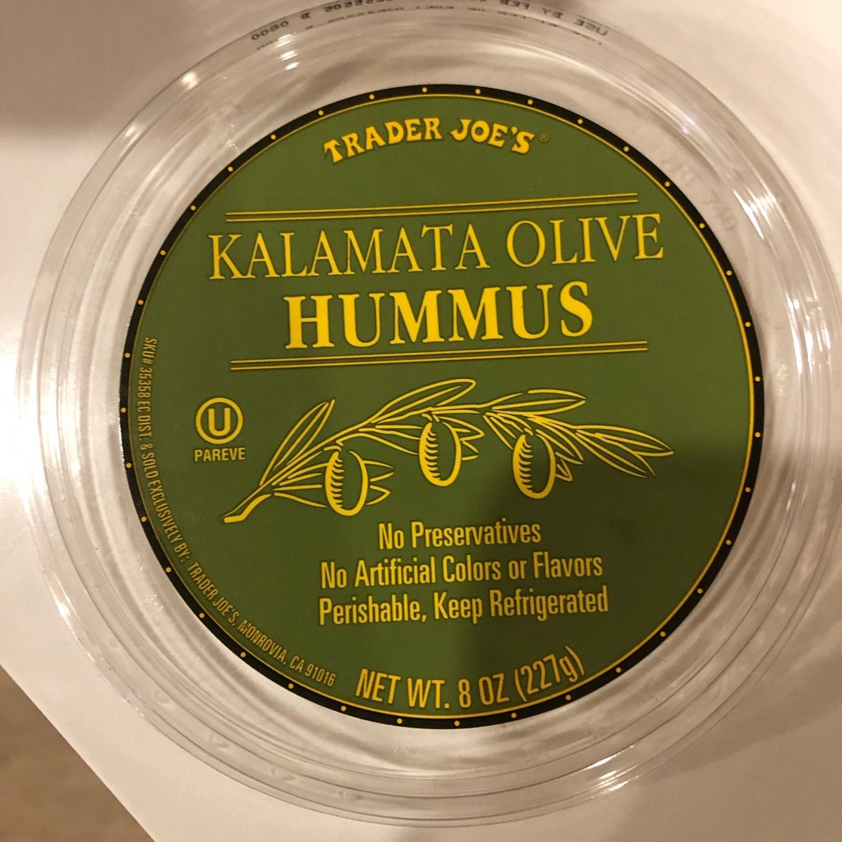 Trader Joe's Kalamata Olive Hummus Reviews abillion