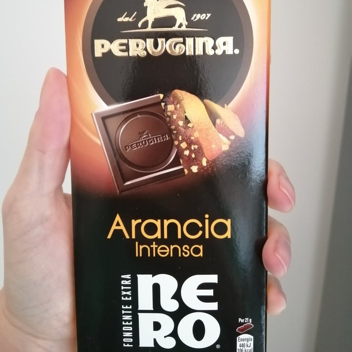 review photo of Perugina Cioccolato fondente extra Arancia intensa shared by @veganviviana on 13 Apr 2022 - review