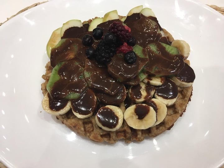 photo of Gratitude I vivir disfrutar & Regalar Waffle vegano shared by @lauchis on  31 Jul 2019 - review