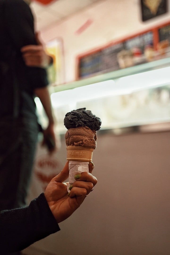 photo of Wing Ice Cream Parlor Black Sesame & Chocolate Haupia Ice Cream shared by @jatm on  19 Jan 2020 - review