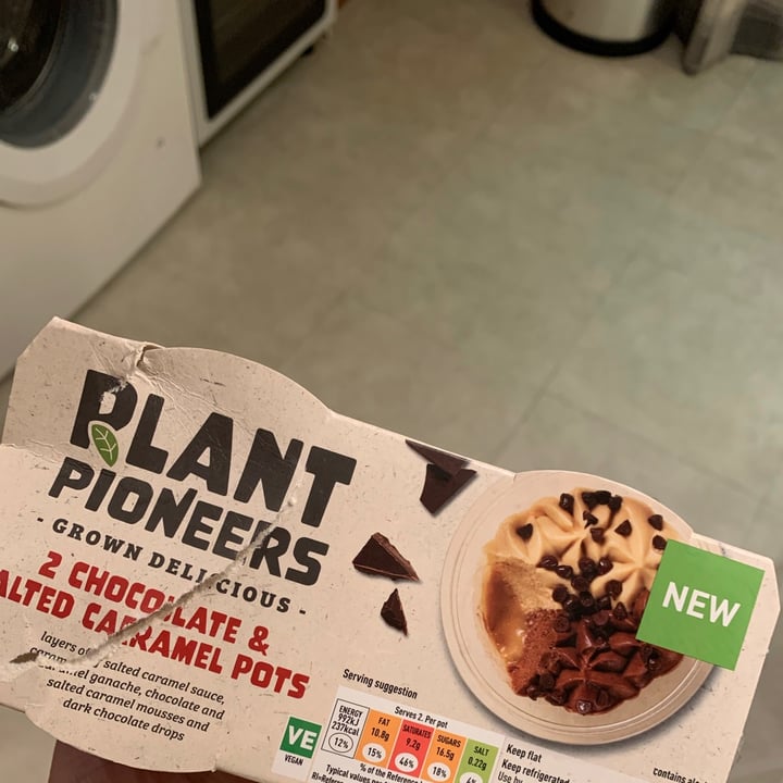 photo of Plant Pioneers 2 chocolate & salted caramel pots shared by @veganoso on  26 Feb 2021 - review