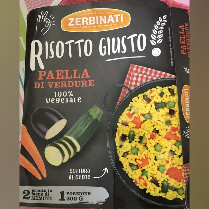 photo of Zerbinati Risotto giusto! Paella di verdure shared by @daniela94 on  10 May 2022 - review