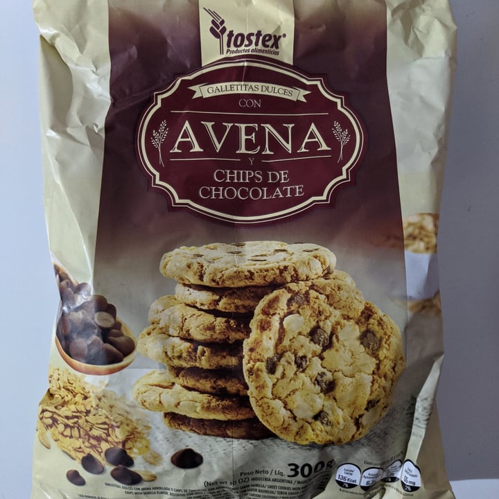 photo of Tostex Galletitas Dulces Con Avena Y Chips De Chocolate shared by @lucasdavezac on  12 May 2020 - review