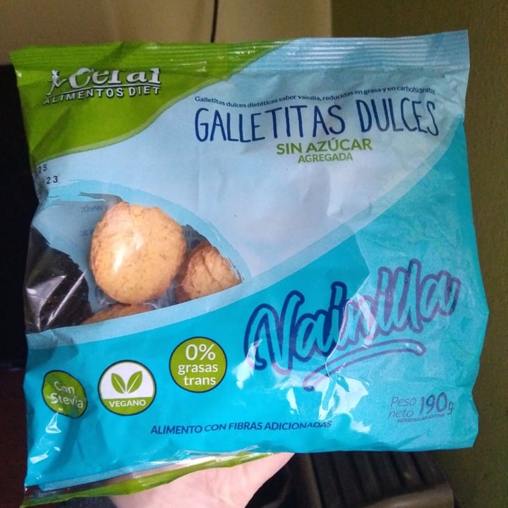 photo of Ceral Alimentos Diet Galletitas Dulces De Vainilla Sin Azúcar Agregada shared by @veganinrecovery on  03 Apr 2022 - review