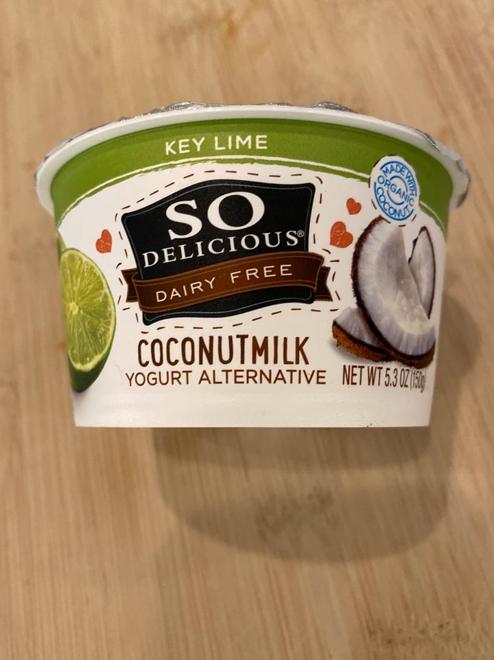 photo of So Delicious Dairy Free Key Lime Coconutmilk Yogurt Alternative shared by @gardenforlife on  23 Dec 2019 - review