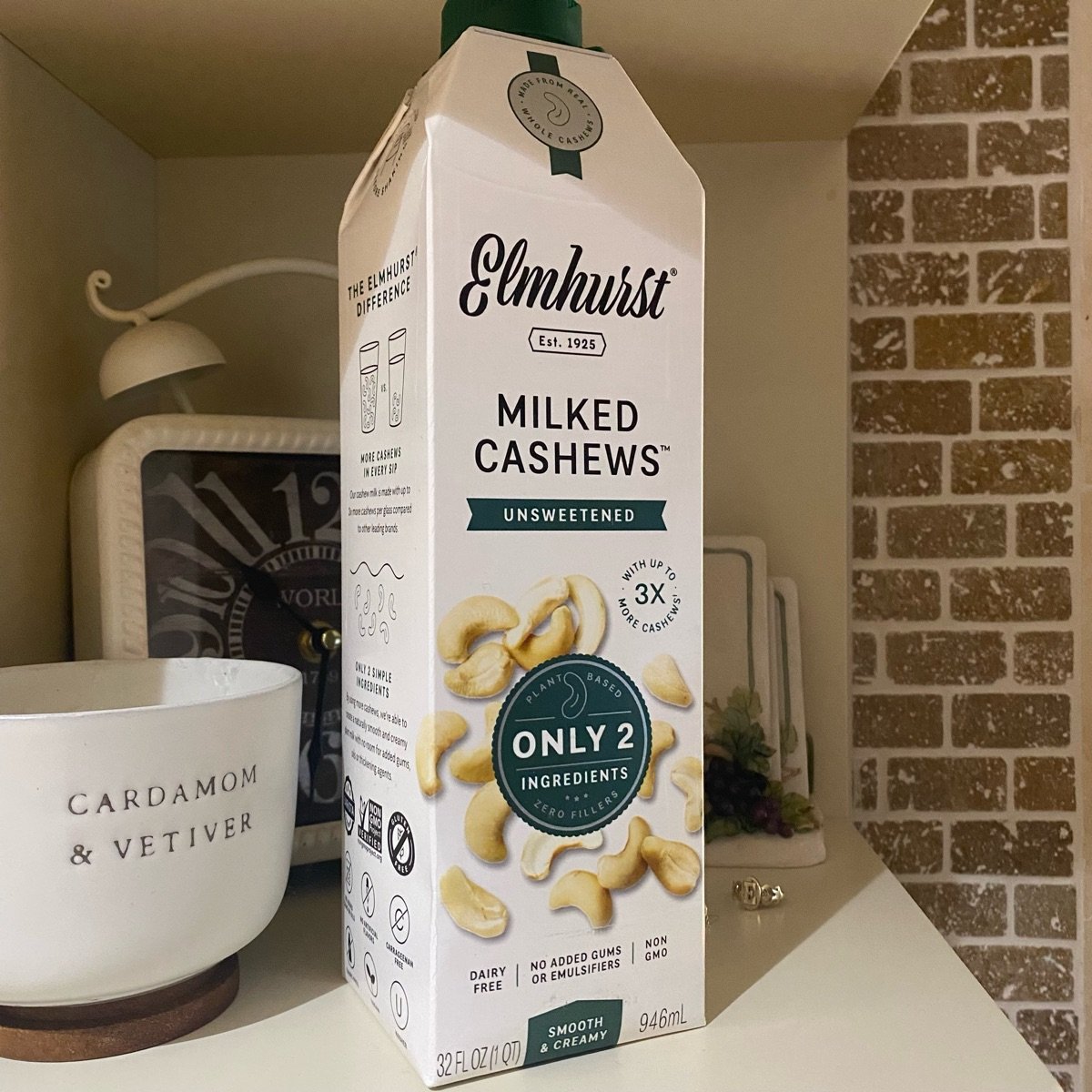 Milked Cashews Unsweetened from Elmhurst 1925 - Vegan Product Reviews ...