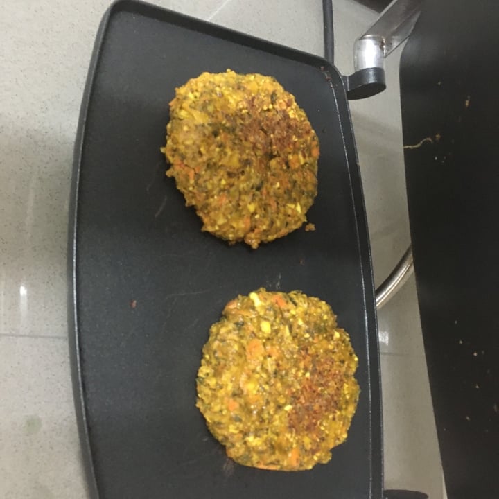 review photo of Coles Pumpkin corn burger shared by @vegandancingqueen on 01 Feb 2020 - review