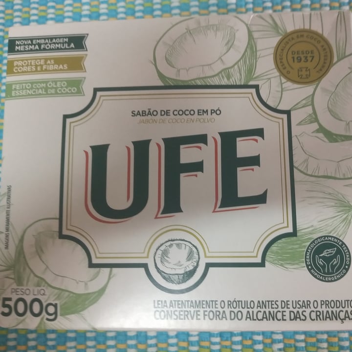 photo of Ufe Sabão de coco em pó shared by @andreaferraz on  05 May 2022 - review