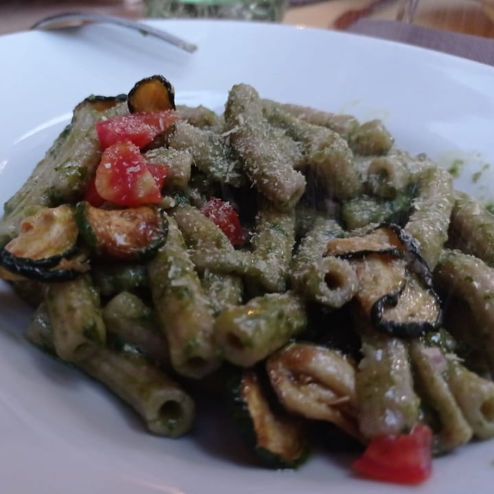 photo of La Locanda Del Gusto maccheroncini al pesto e zucchine fritte shared by @teoporseo on  14 Aug 2022 - review