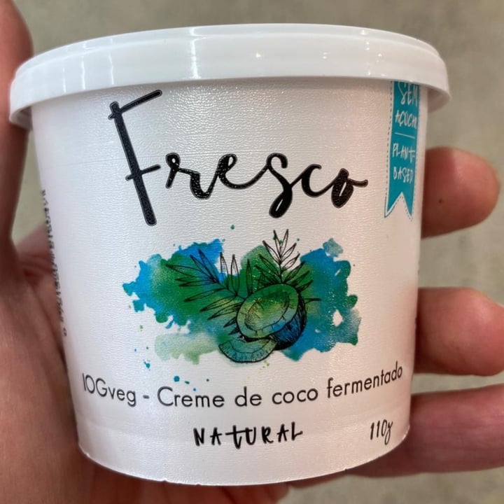 photo of Fresco creme de coco fermentado sabor manga e maracuja shared by @izinhacomz on  09 May 2022 - review