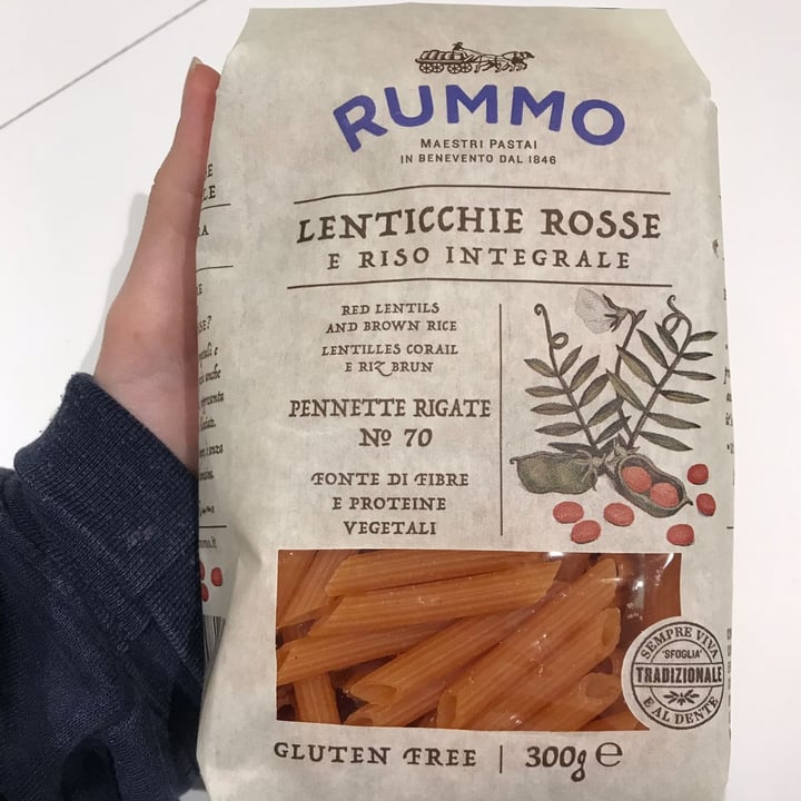 review photo of Rummo Pennette Rigate Di Lenticchie Rosse E Riso Integrale shared by @nandino on 13 Nov 2021 - review