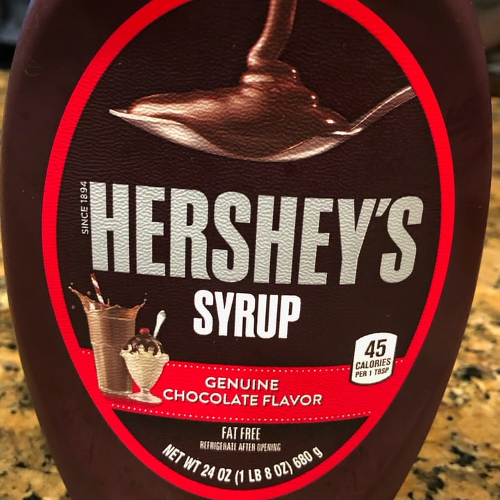 photo of Hershey's Hershey’s Chocolate Syrup shared by @palmbayins on  24 May 2022 - review